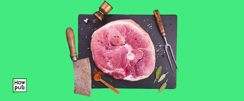 Pork Ham Steak in Oven