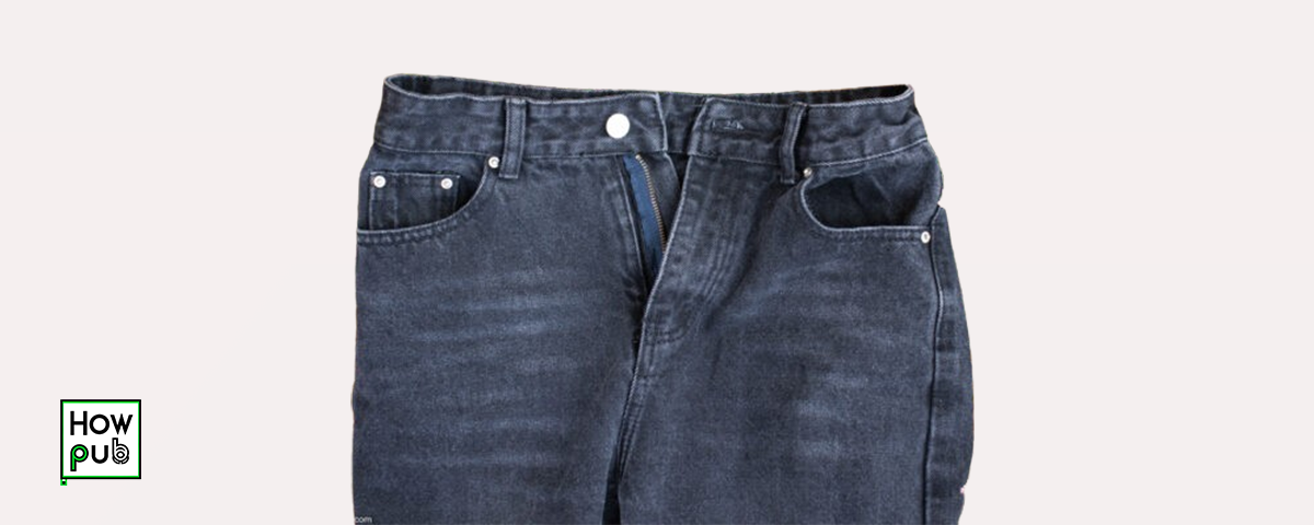 Fixing a zipper on jeans