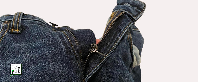 Fixing zippers on jeans