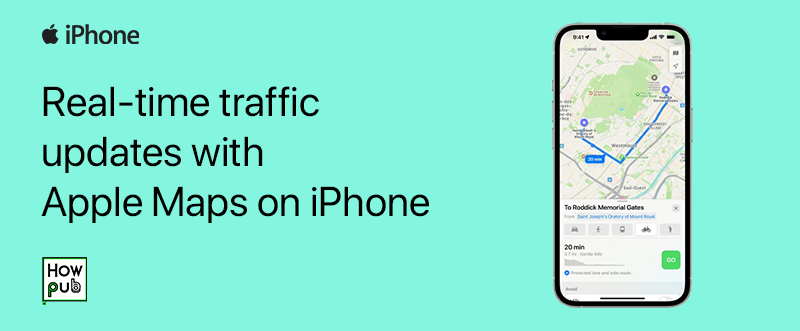 Real-time traffic updates with Apple Maps on iPhone