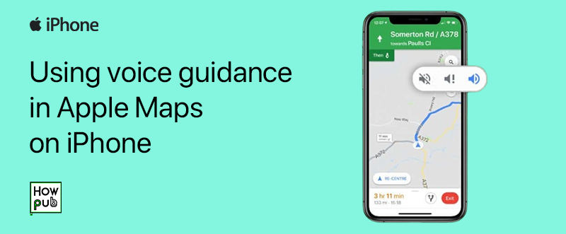 Using voice guidance in Apple Maps on iPhone