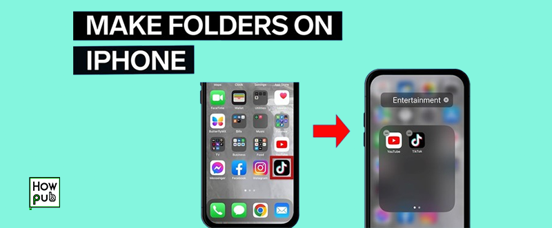 Creating and managing folders on iPhone