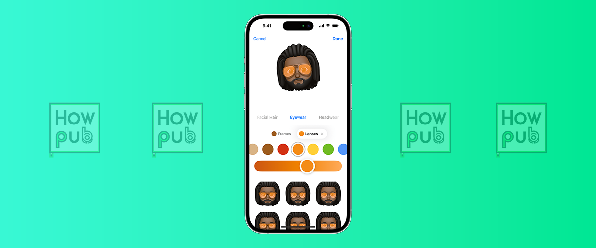 Creating a Memoji on iPhone