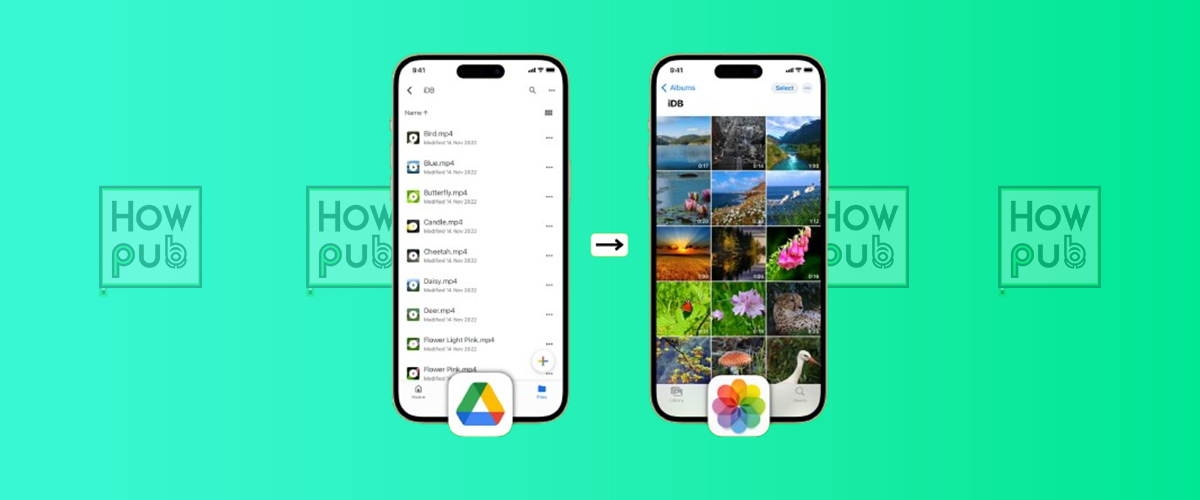 Google Drive video sharing between iPhone and Android guide 2025