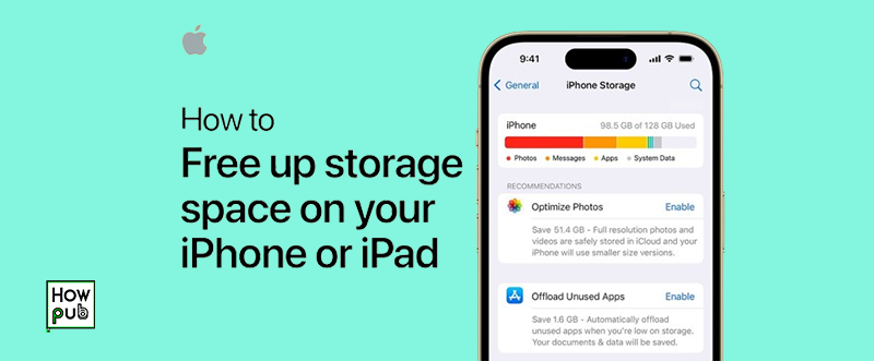 Freeing up storage on iPhone