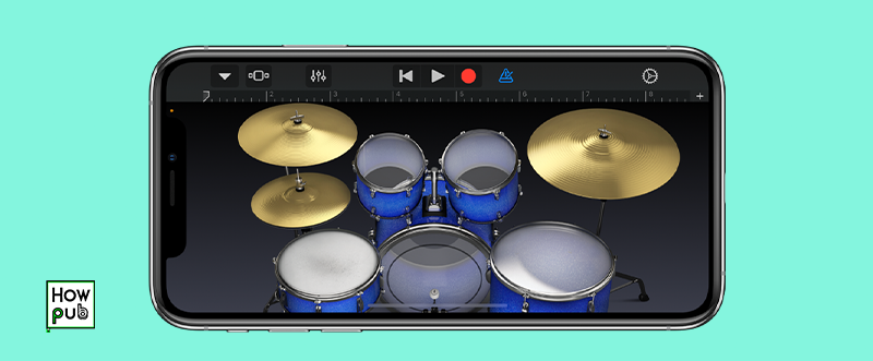 GarageBand app for music creation on iPhone