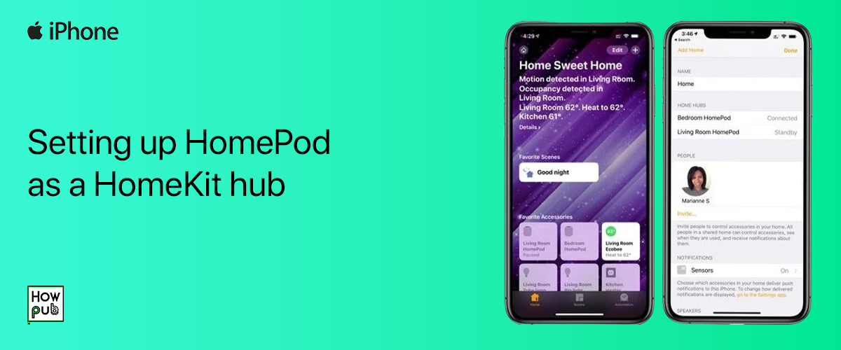 Setting up HomePod as a HomeKit hub