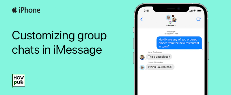 Customizing group chats in iMessage