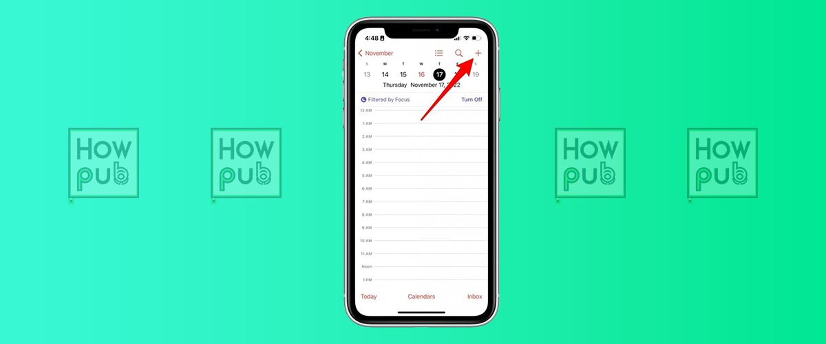 Creating an event in iPhone Calendar