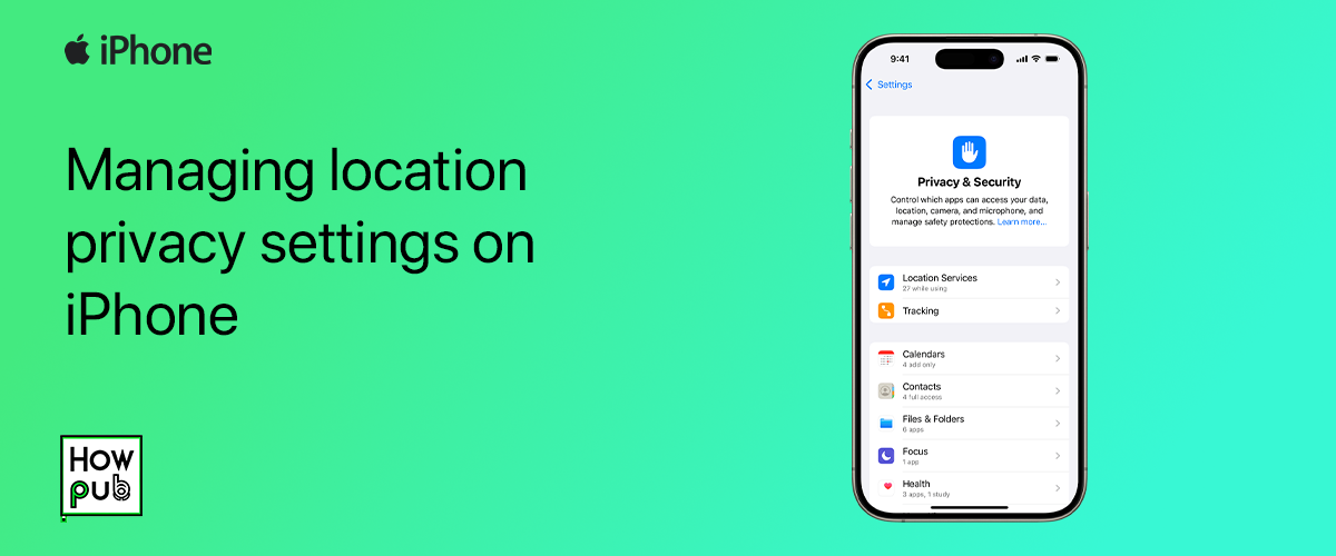 Managing location privacy settings on iPhone