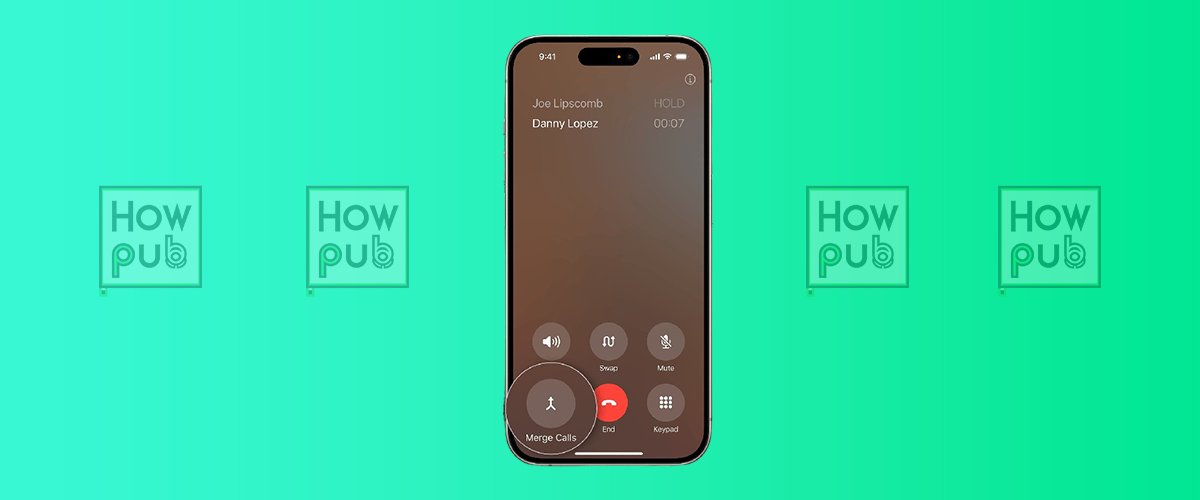 Merge Calls Button on Latest iPhone iOS
