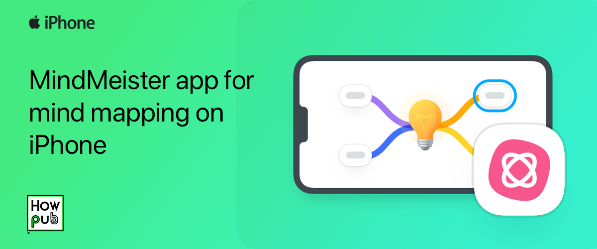 MindMeister app for mind mapping on iPhone