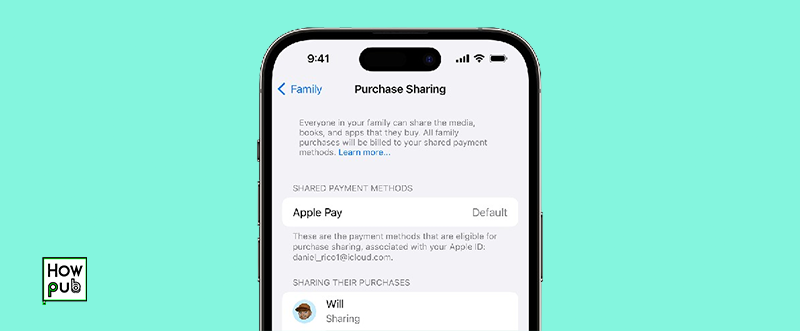 Sharing purchases and subscriptions with Family Sharing on iPhone