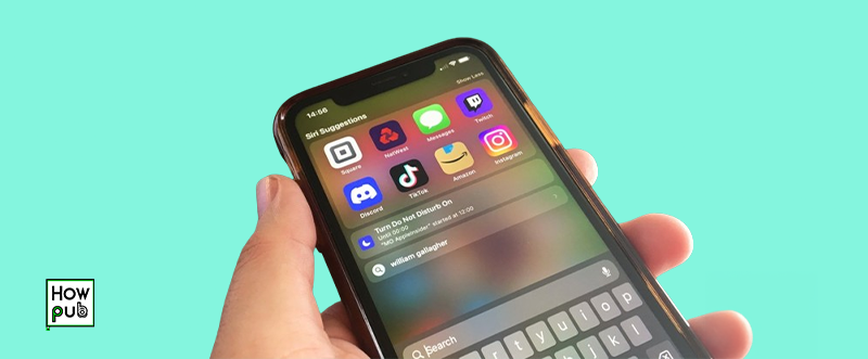 Using Spotlight search on iPhone