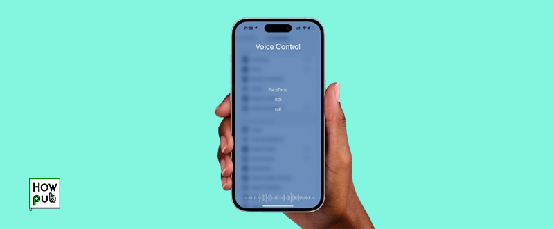 Enabling Voice Control on iPhone